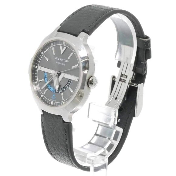 LOUIS VUITTON Voyager GMT Q7D30 Automatic Glay Dial Mens Watch 90266485 - Picture 7 of 8